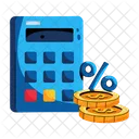 Tax Calculation Discount Calculation Loan Calculation Icon