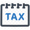 Tax Day Calendar Icon