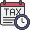 Tax Deadline Deadline Taxes Icon