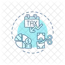 Tax Deduction Reduce Symbol