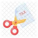 Tax Deduction Tax Payment Cut Tax Icon