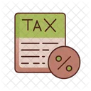 Tax-deduction-with-character  Icon