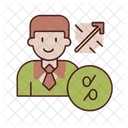 Tax-deduction-with-male-character  Icon