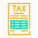 Tax Document Color Icon