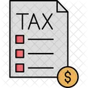 Tax Document  Icône