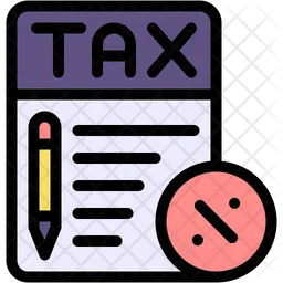 Tax Document  Icon