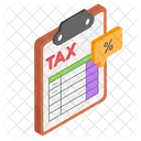 Tax Document Filing Icon