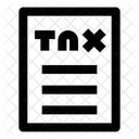 Tax Document  Icon