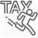 Tax Evasion Evade Avoidance Icon