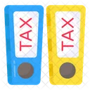 Tax Files Tax Documents Tax Binders Icon