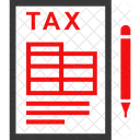 Income Tax Payroll Tax Tax File Icône