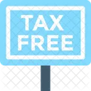 Tax Free Taxation Icon