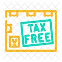 Tax Free Delivery  Icon
