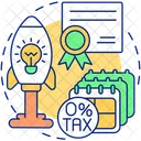 Tax Holiday Business Icon
