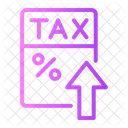 Tax Taxs Up Icon