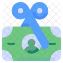 Cut Dollar Finance Icon
