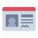 Tax Id Identity Card Icon