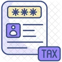 Tax Id Number Tax Id Tax Icon