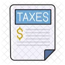Taxes Bill Invoice Icon