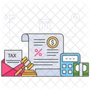 Tax Law Financial Law Excise Law Icon