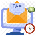 Tax Mail Tax Email Tax Time Icon