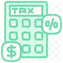 Tax Money Duotone Line Icon Icon