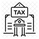 Tax Office Building Architecture Icon