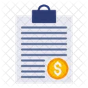 Tax Paper Tax Document Finance Report Icon