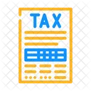 Tax Paper Icon