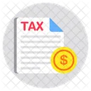 Tax Paper Tax File Tax Document Icon