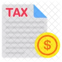 Tax Paper Tax File Tax Document Icon