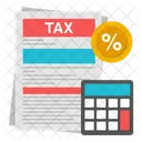 Tax paper  Icon