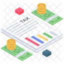Tax Payment Tax Document Budget Icon