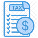 Tax Payment Tax Tax Document Icon