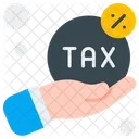 Tax Payment Hand Tax Icon