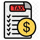 Tax Payment Tax Tax Document Icon