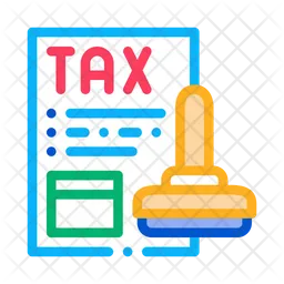 Tax Payment Stamp  Icon