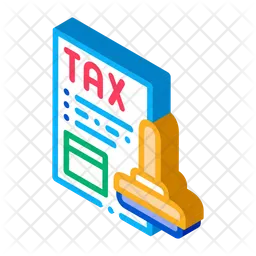 Tax Payment Stamp  Icon