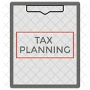 Tax Planning Tax Strategy Taxation Icon