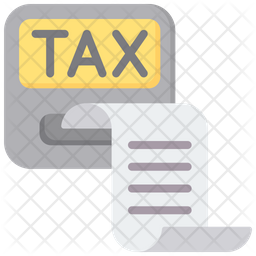 Tax Receipt Icon - Download in Flat Style