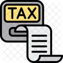 Tax Receipt Tax Calculate Paid Icon
