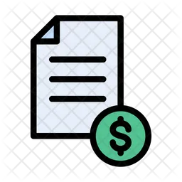 Tax Reciept  Icon