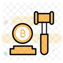 Legal Regulation Bitcoin Law Tax Regulation Icon