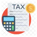 Tax Report Budget Accounting Tax Document Icon