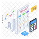 Tax Report  Icon