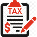 Tax Return Tax Machine Receipt Icon