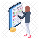 Tax Return  Icon