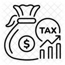 Tax Revenue Income Money Icon