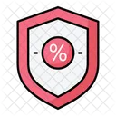 Tax Security Shield Protection Icon