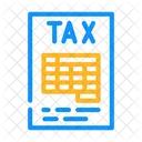 Tax Sheet  Icon